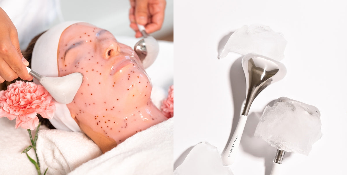 Les masques froids pour le visage : Bienfaits et applications en institut