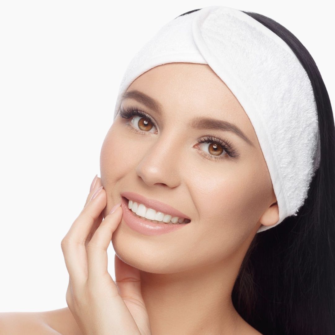 Lot de 4 | Bandeaux visage | 100% Coton
