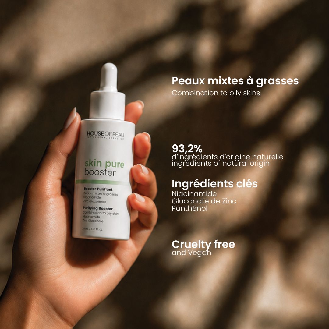 skin_pure_booster_face_serum_visage_skincare_cosmetique_estheticienne_professionnel_beauty_salon_institut_purifiant_sebum_acne_grasse_oily_skin_peaux_ingredients